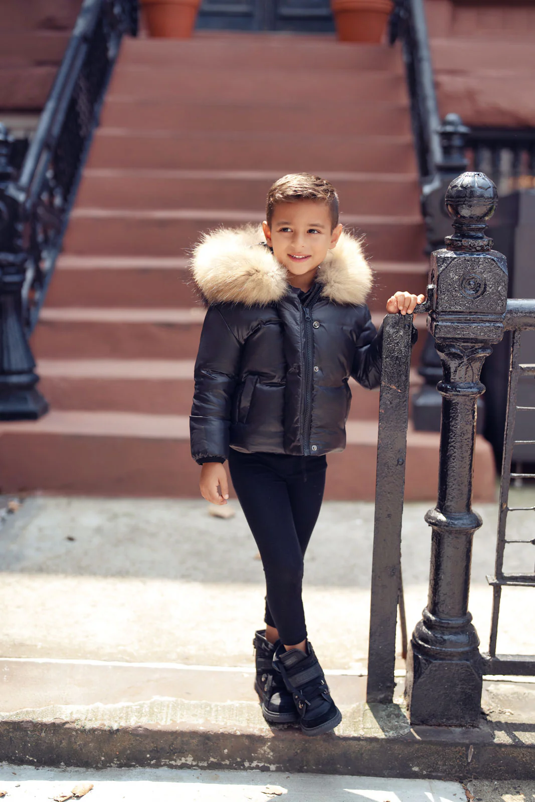 Down Button Coat