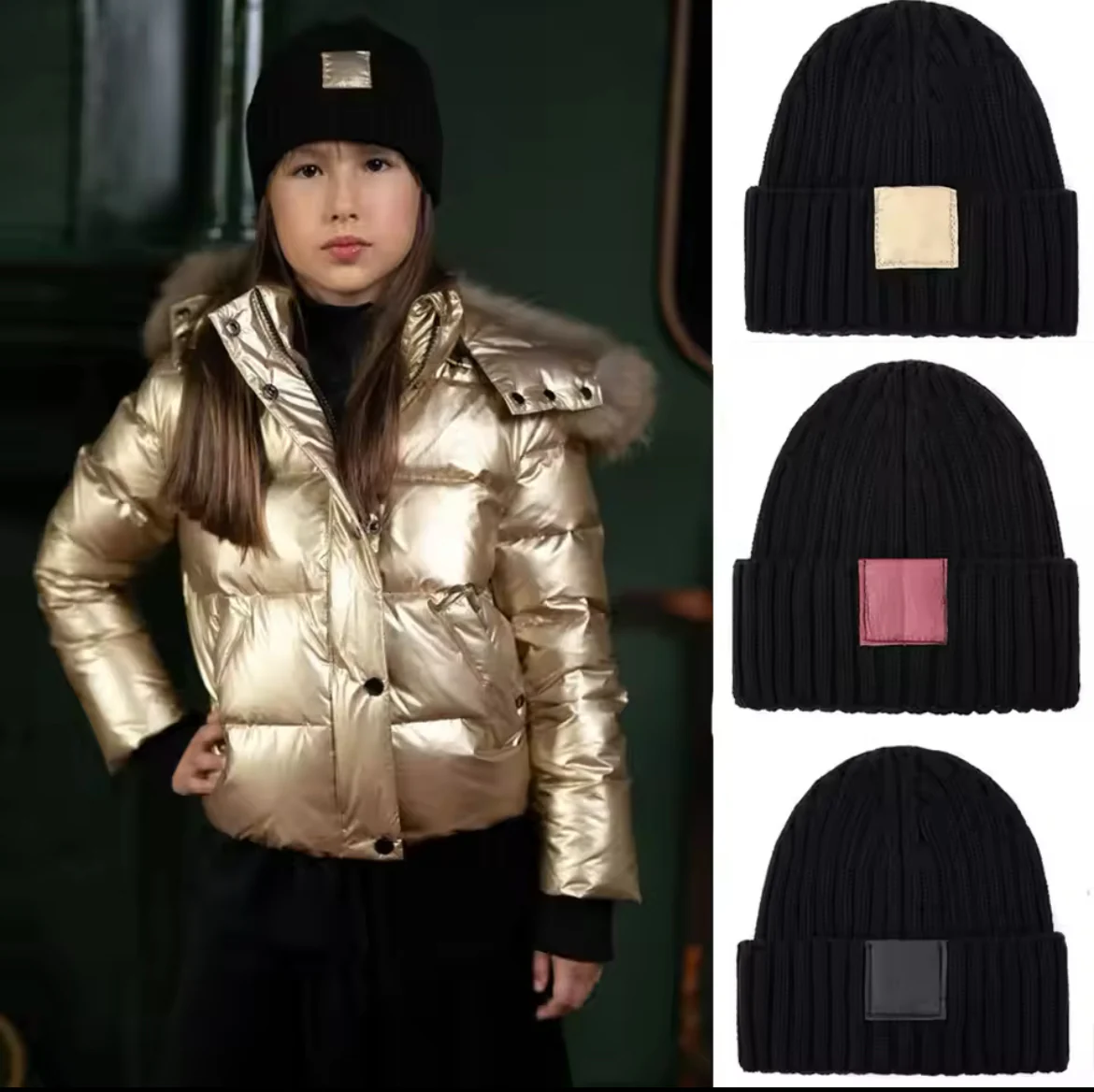 Knit Patch Hat - Image 2