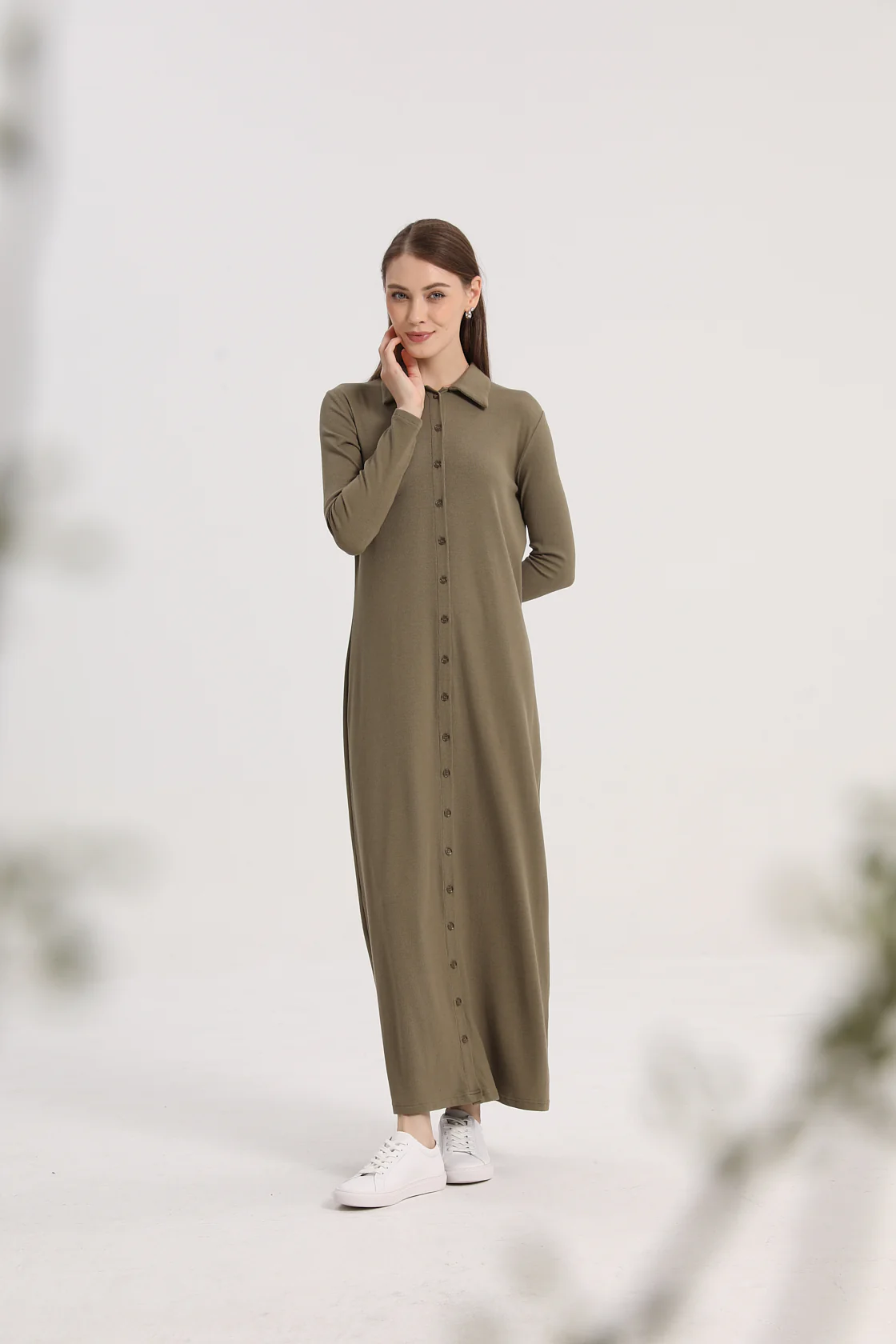 Maxi Ribbed Dress - Image 14