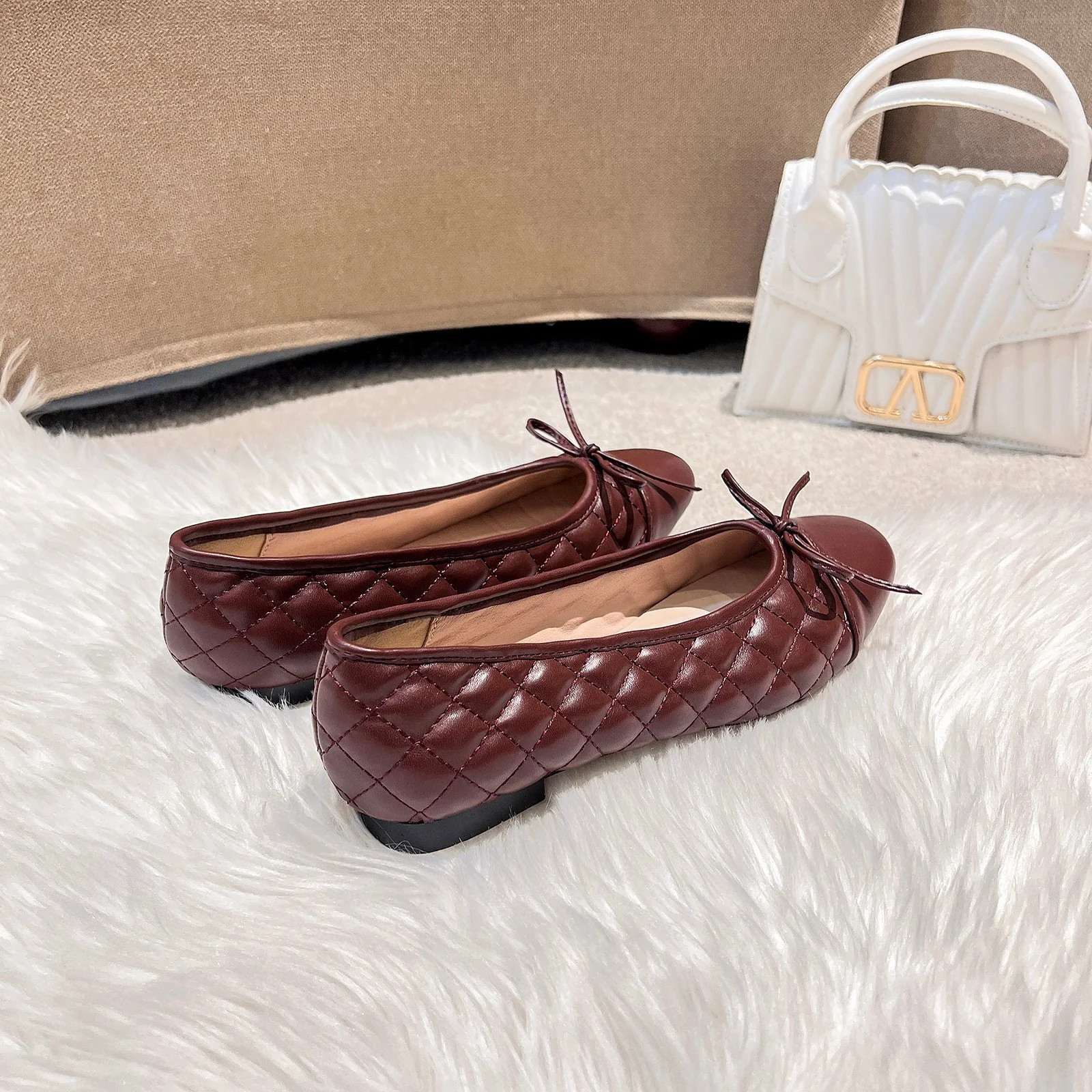 Tweed Ballet Flats - Image 12