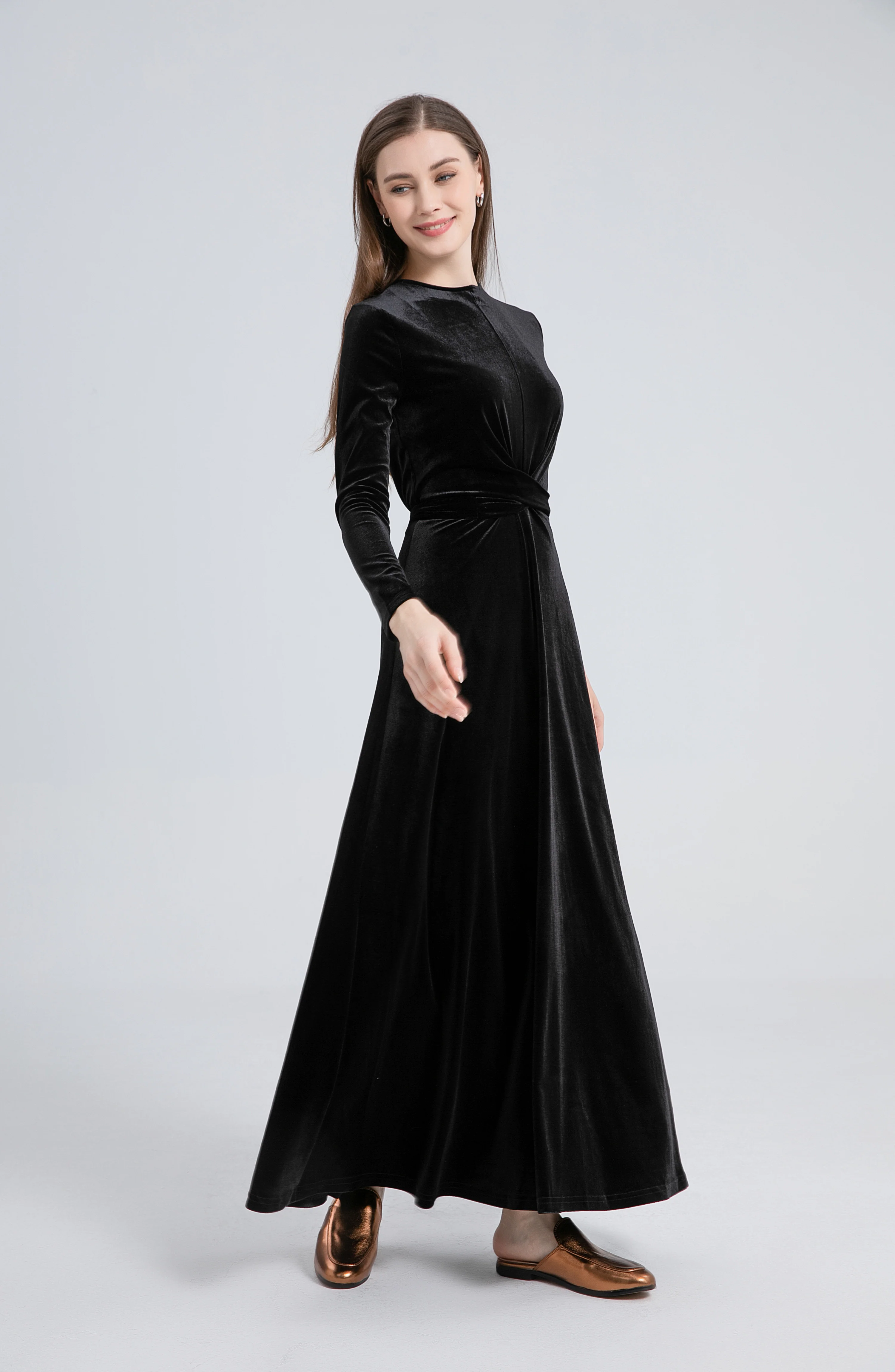 Maxi Velvet Dress - Image 2