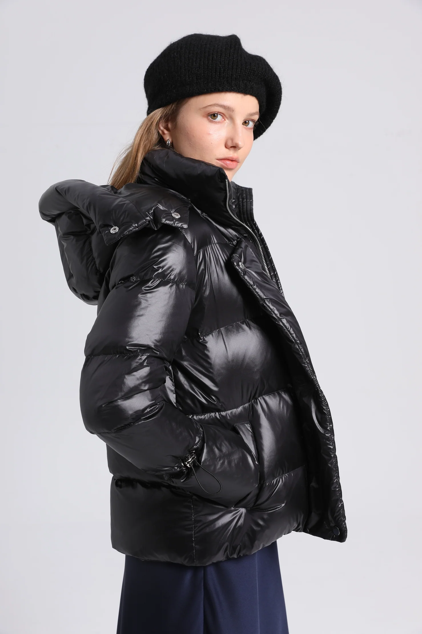 Womens Puffer Coat - Image 5