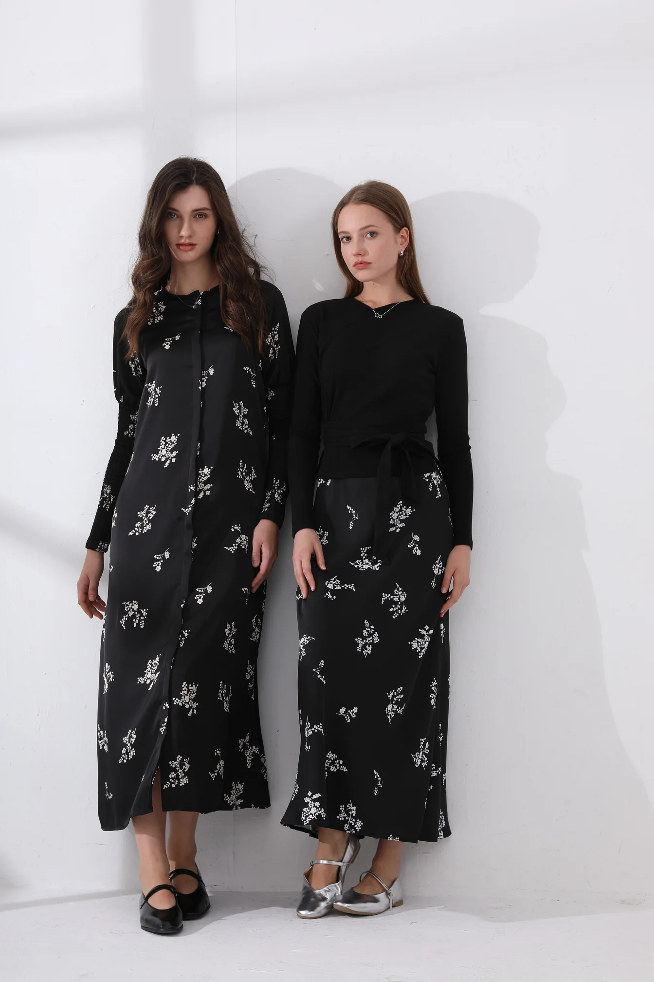 Wrap Top & Satin Dress - Image 12