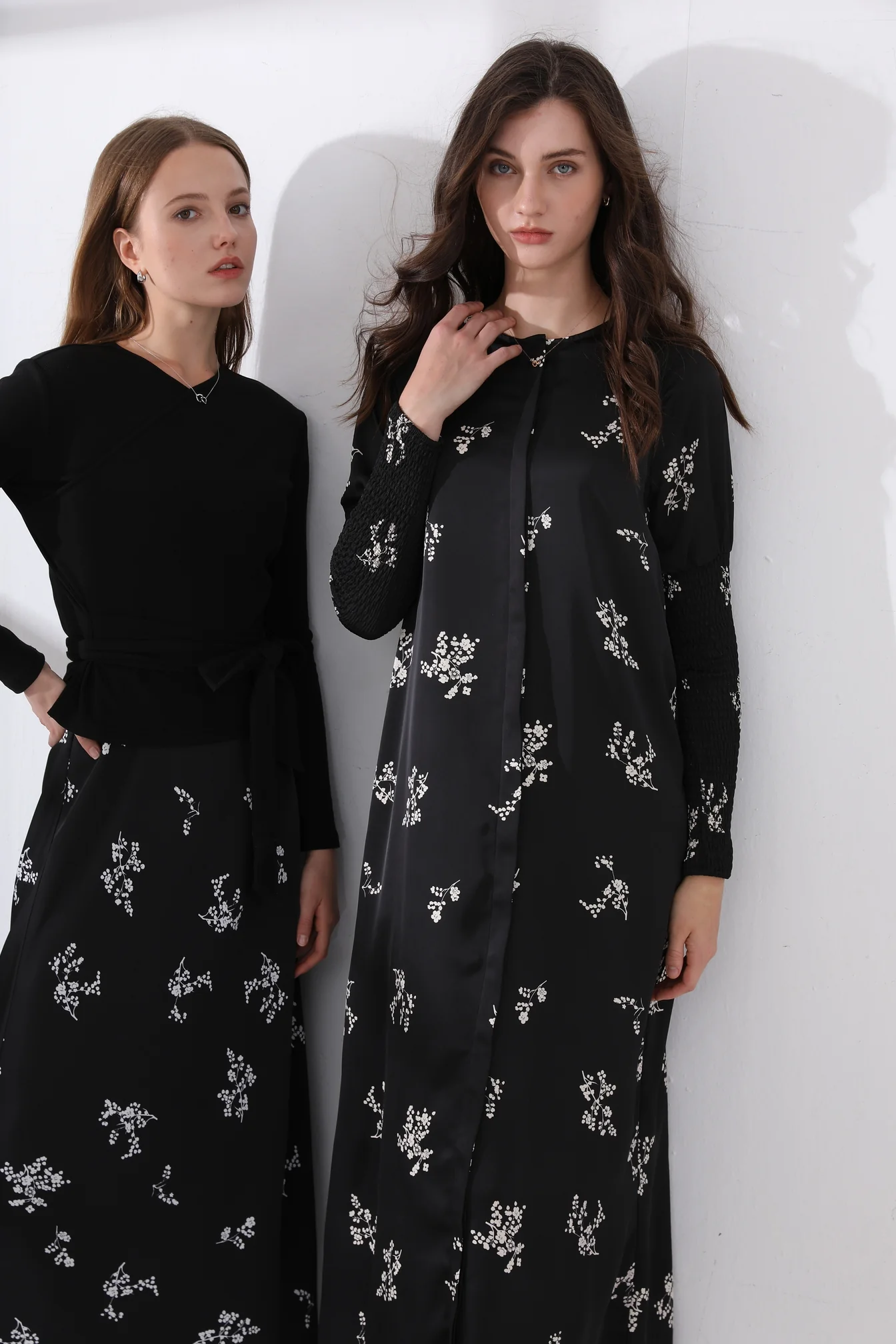 Wrap Top & Satin Dress - Image 13